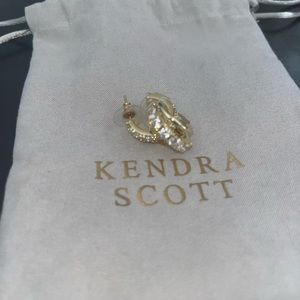Kendra Scott Livy gold Huggie earrings